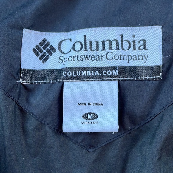 Women’s Columbia Black Down Feather Jacket Size M - Picture 4 of 9